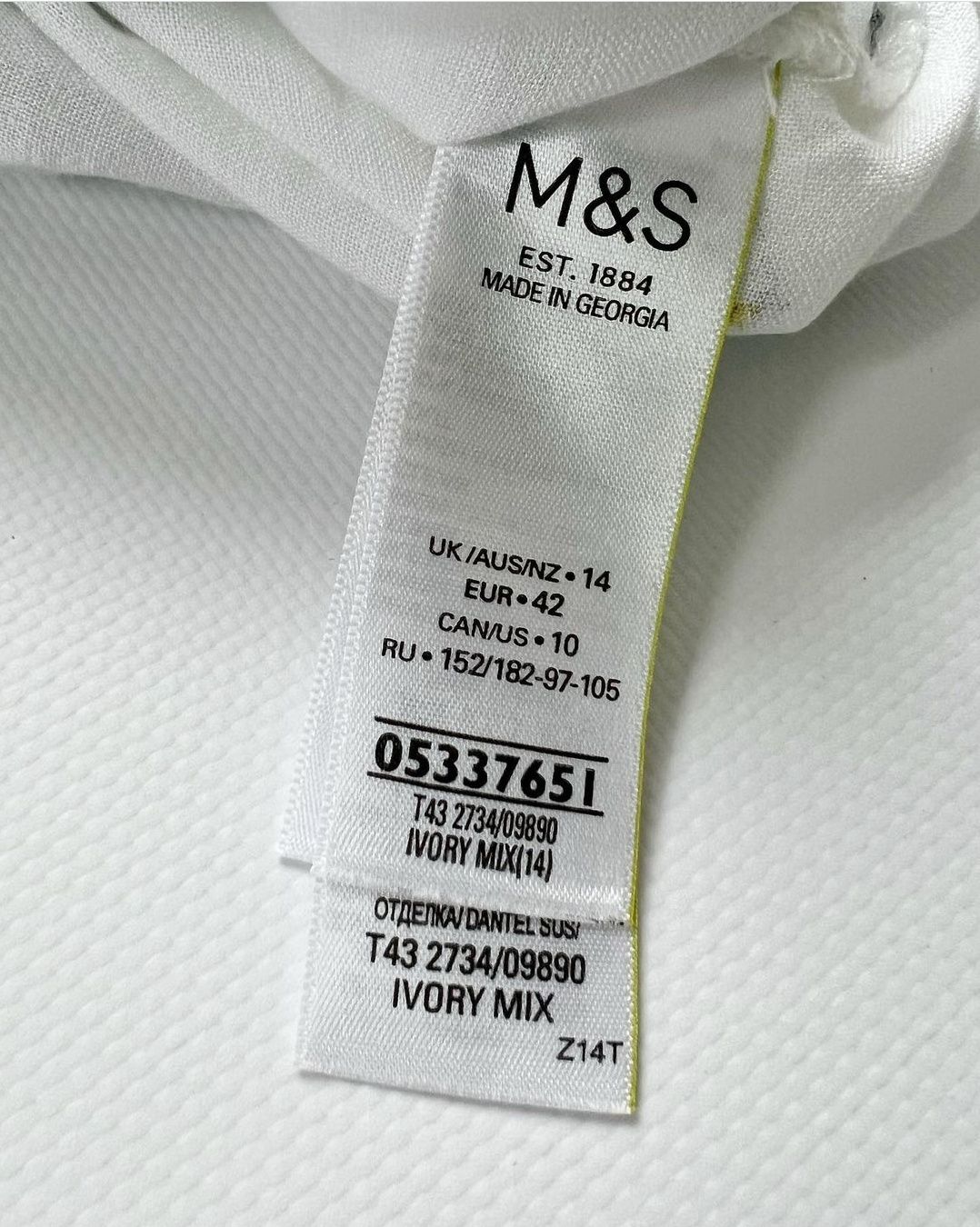 Знижка!Льняна сорочка M&S,розмір М-L