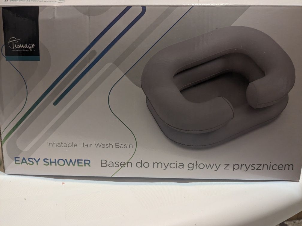 Basen do mycia głowy z prysznicem