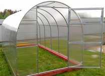 Szklarnia TUNEL 2x2m 2x4, 2x6, 2x8, 2x10 profil 25x20mm POLIWĘGLAN 4mm