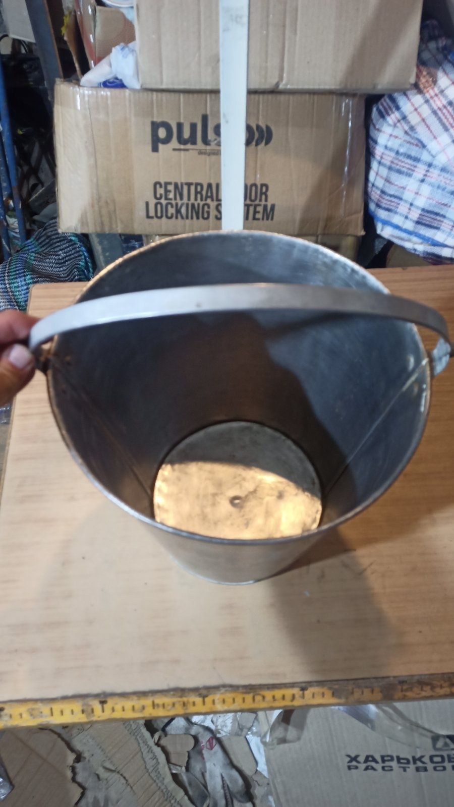 Ведро из толстой нержавейки СССР