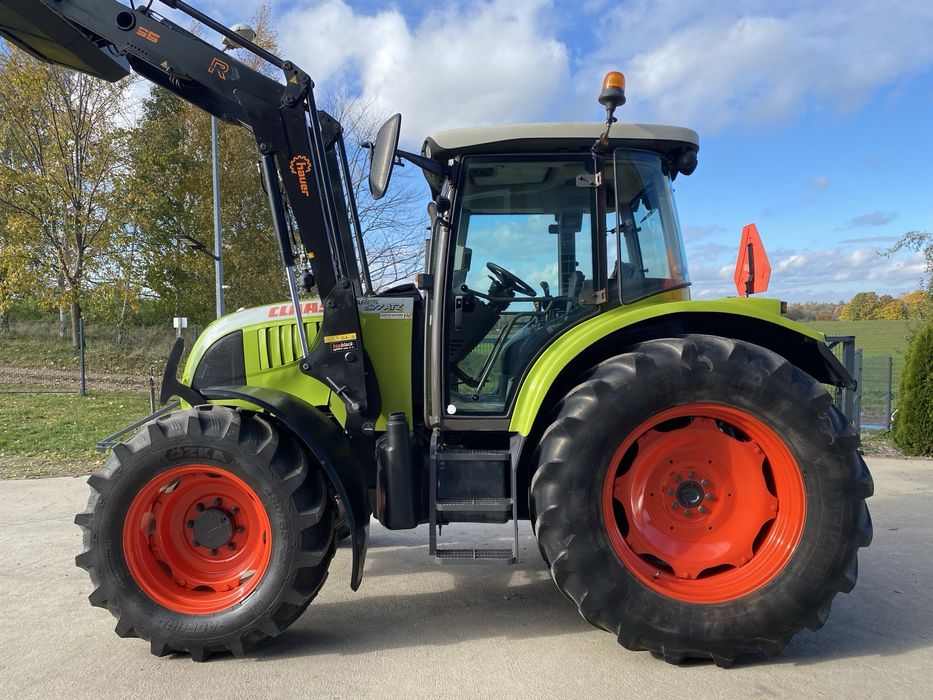 CIĄGNIK CLAAS ARES 577 ATZ TUR + ŁYŻKA  valtra john deere renault
