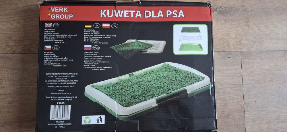 Kuweta dla psa do nauki