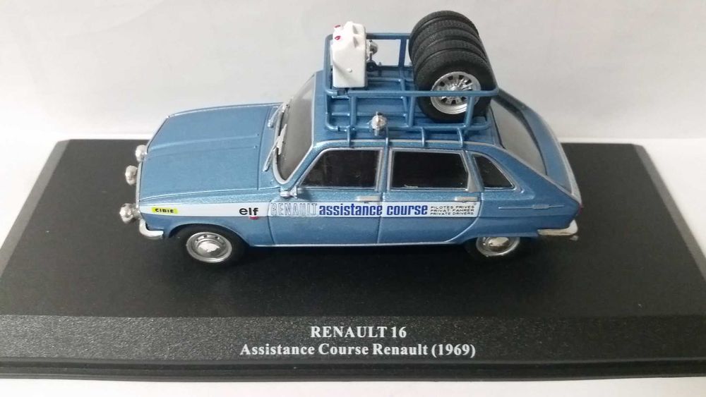 Miniaturas carrinhas assistência rally