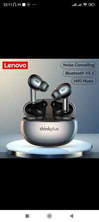 Lenovo XT88, бездротові блютуз навушники чорні,  білі