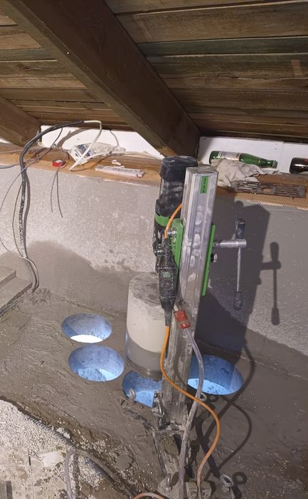 Wiercenie otworów w betonie techniką diamentową