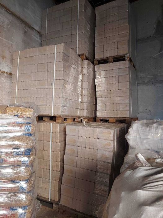 Брикеты РУФ из дуба з вмістом кори 15%. Супер качество