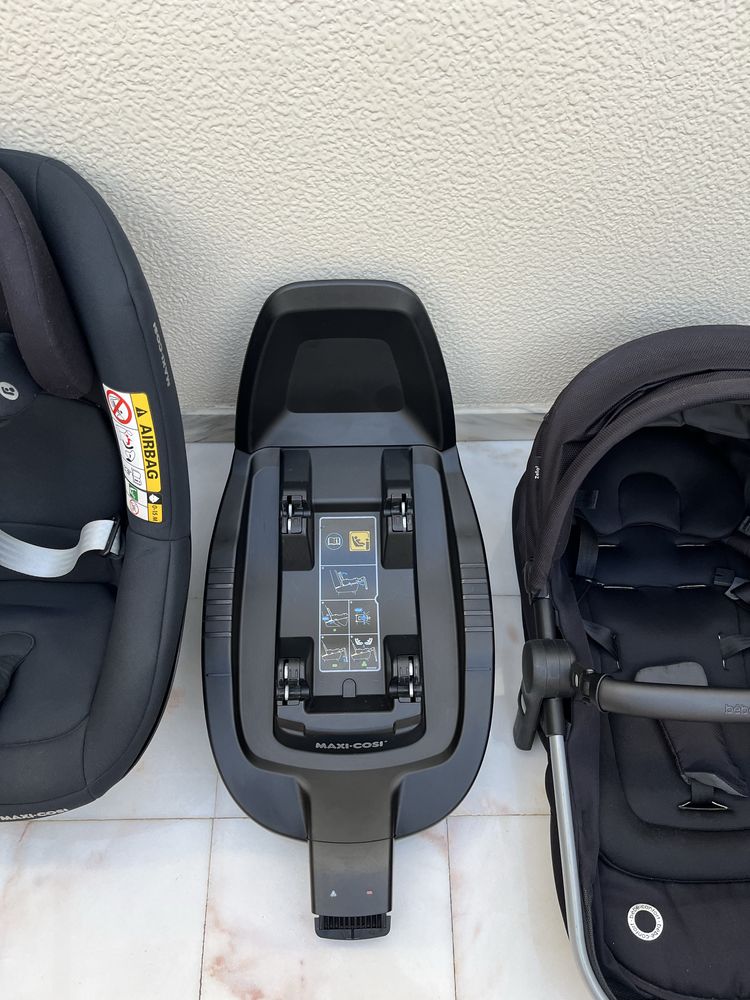 Conjunto Bebé Maxi Cosi + cadeira auto
