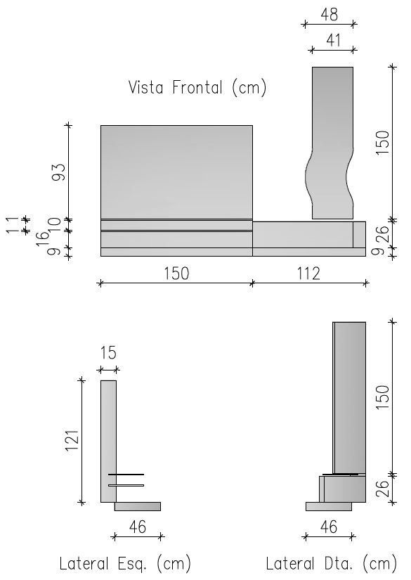 Conjunto móvel sala lacado alto brilho preto