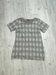 Esmara M 38 bluzka damska w kratę koszulka elegancka oversize S 36