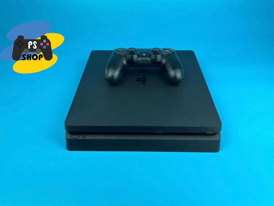 Playstation 4 Slim 1ТБ + 3 гри, Меганабір, Вітринний зразок, Гарантія