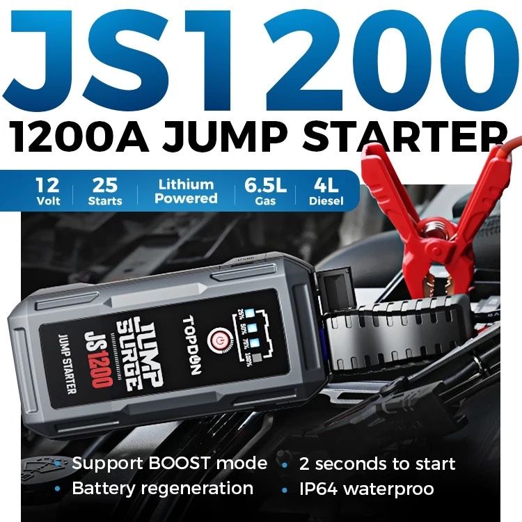 Urządzenie rozruchowe Topdon JS 1200 jump starter booster 1200A