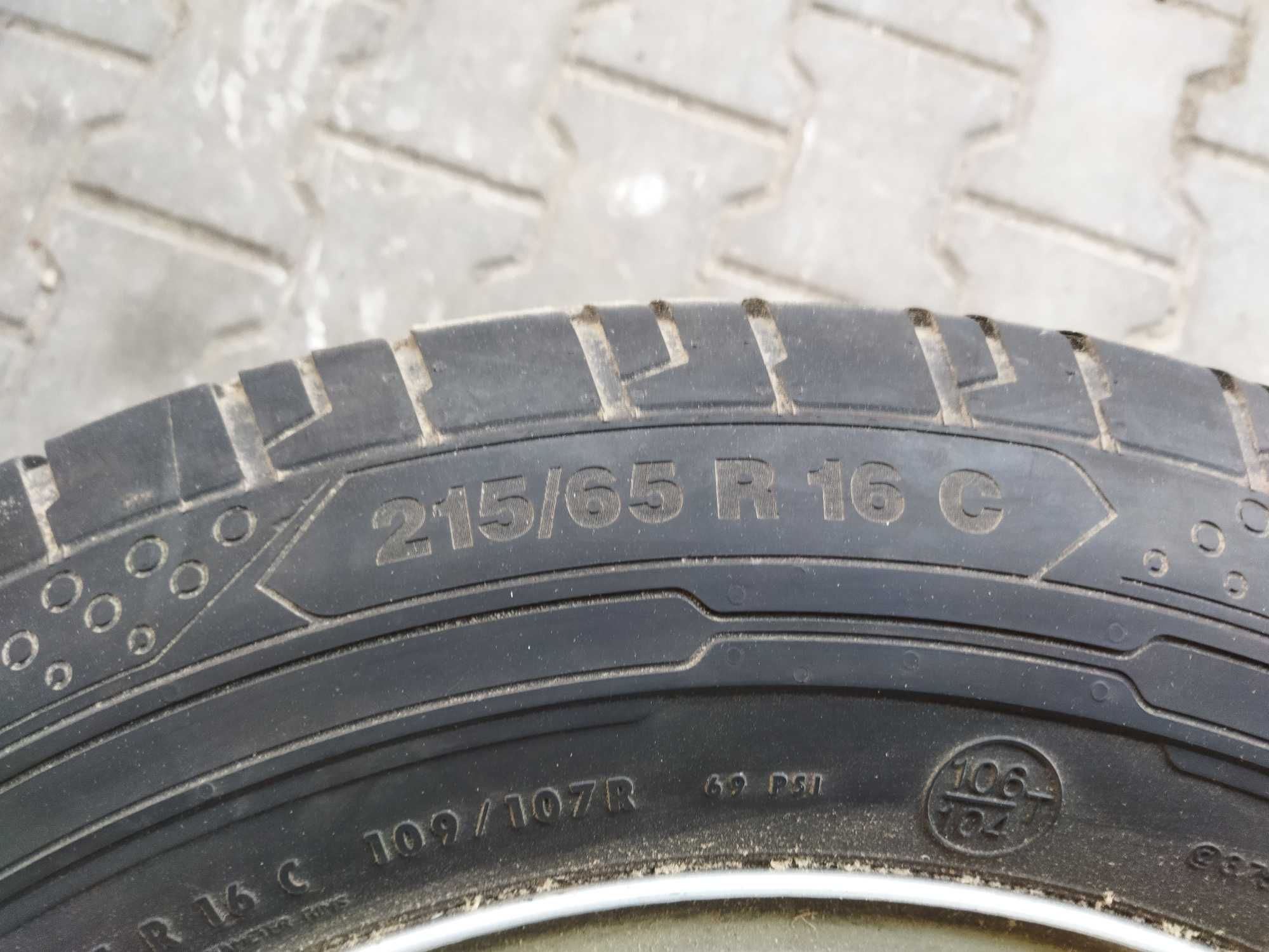 koło opona z felgą 215/65 R16C renault master koła opony