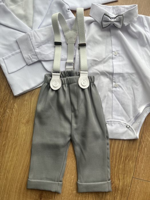 Komplet dla chłopca chrzest święty zestaw rozmiar 62