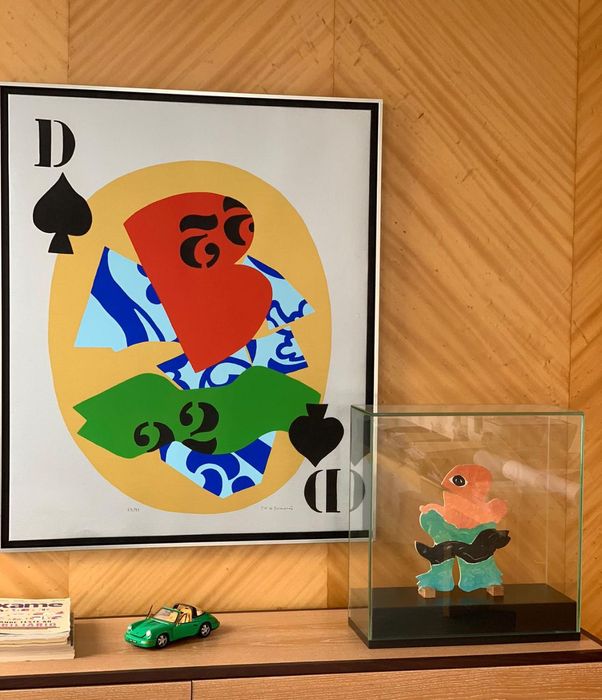 Escultura e Serigrafia José de Guimaráes