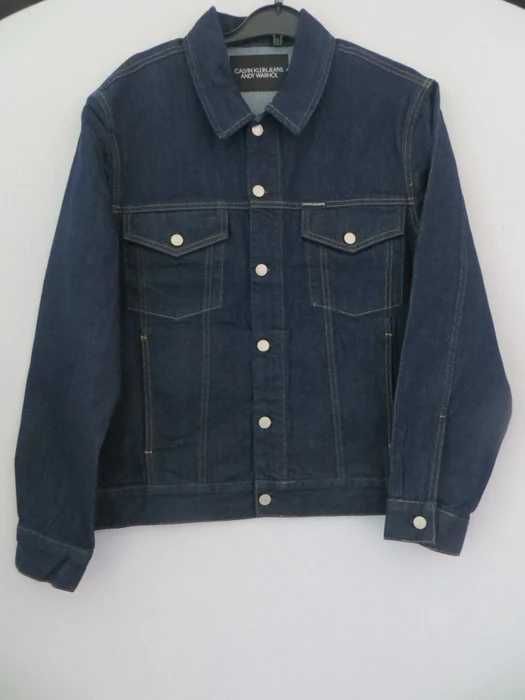 CALVIN KLEIN Jeans ANDY WARHOL Nowa Kurtka Męska XL Jeansowa Dżins