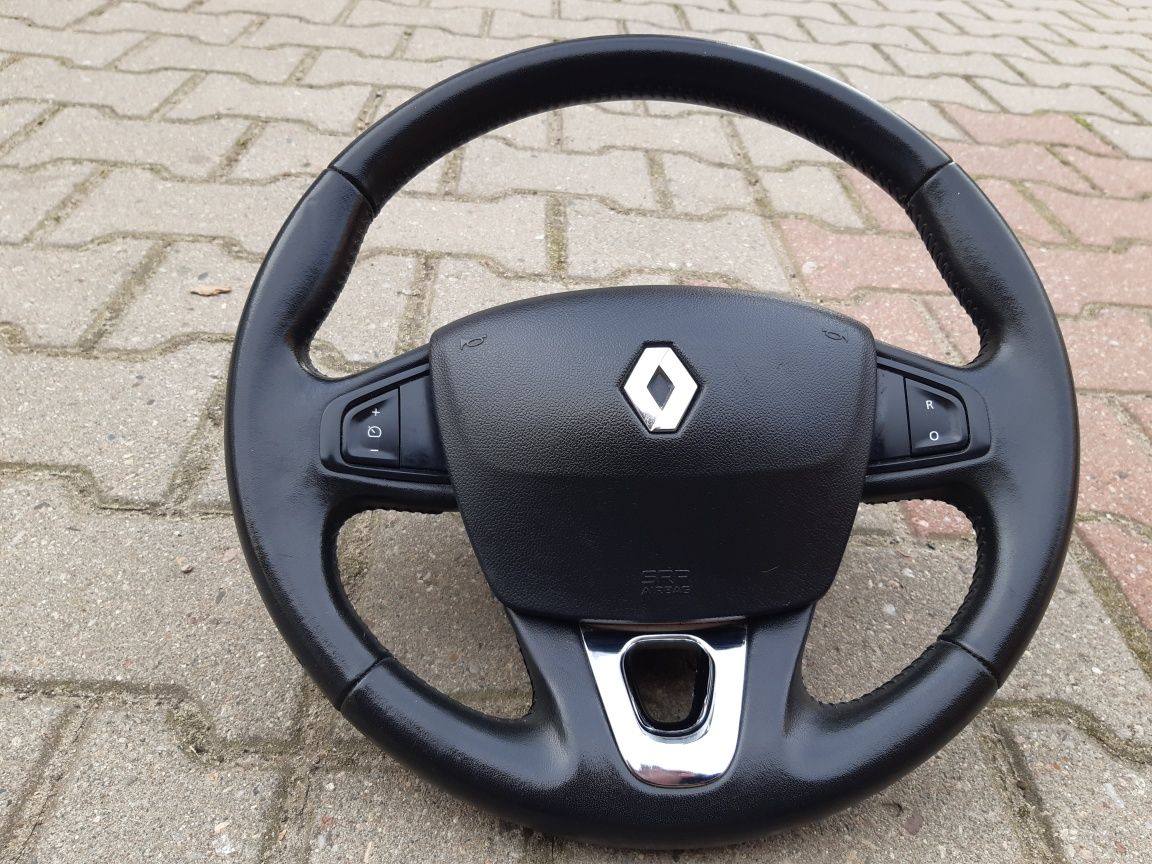 Kierownica Renault Megane  IV 4 Skóra Chrom z z Airbag Ładna