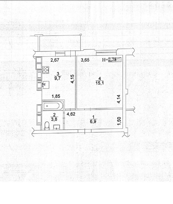 Продаж 1-кімн.квартири в ЖК Скандія. ІМ