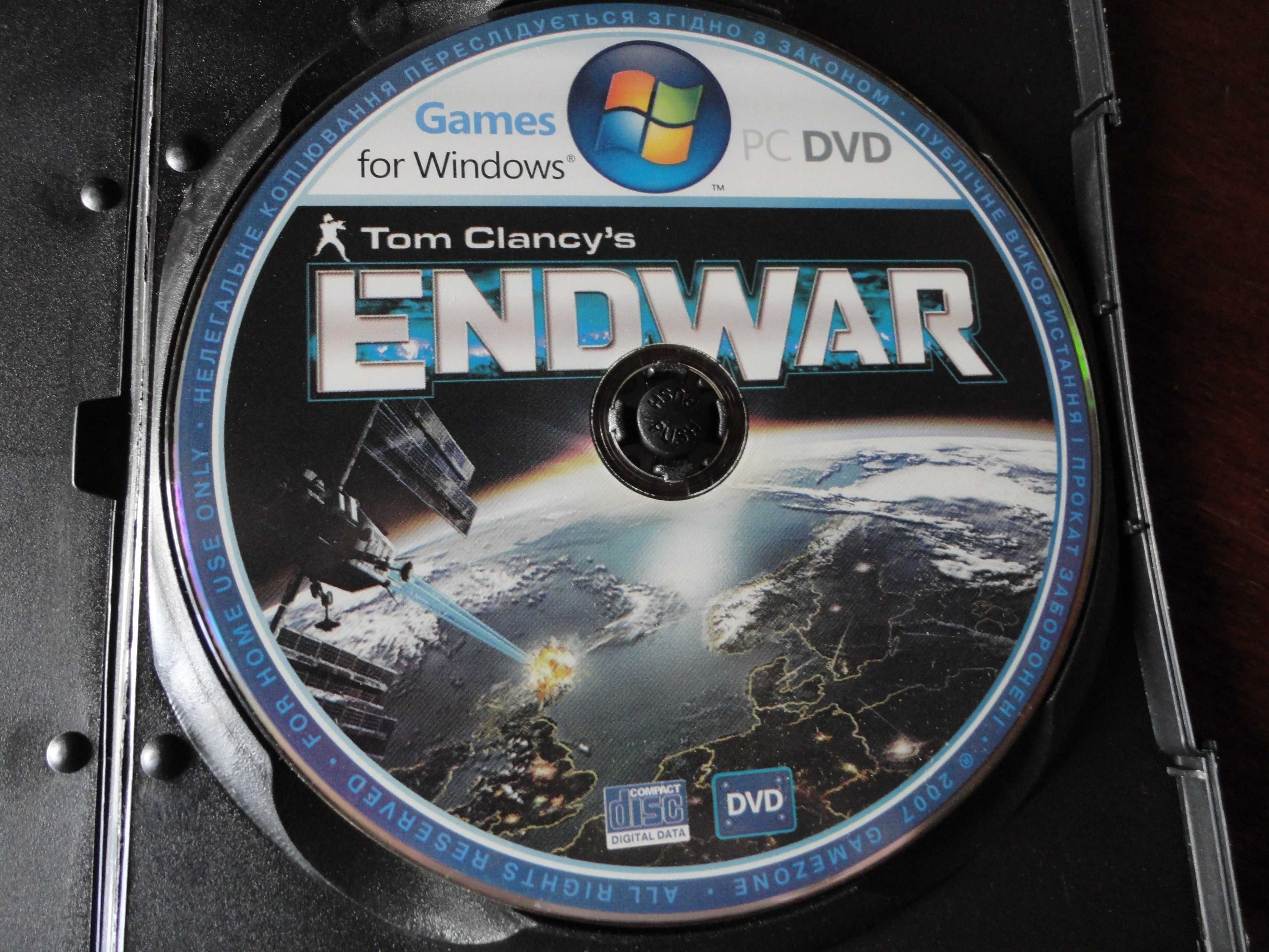 Диск Tom Clancy's End War для пк