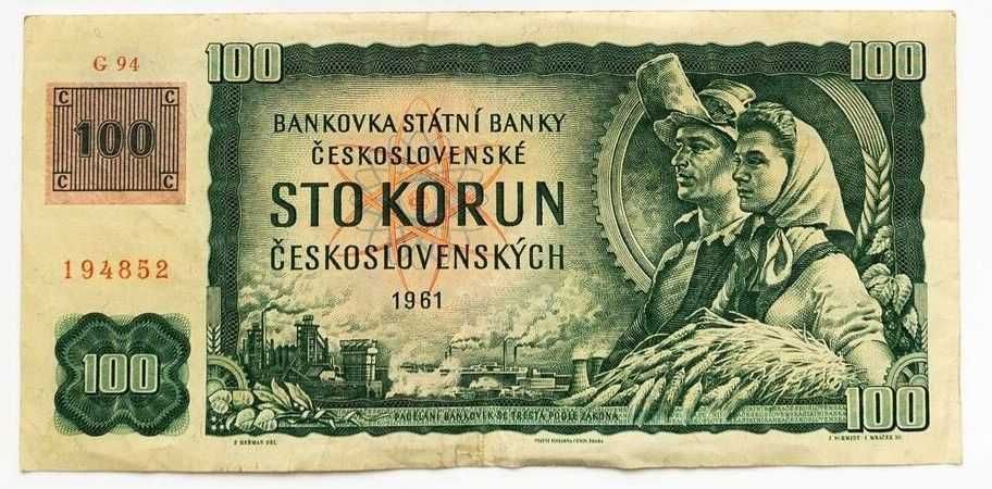 Czechosłowacja 100 koron 1961