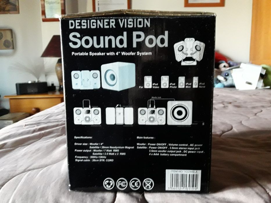 Sound Pod, colunas de som