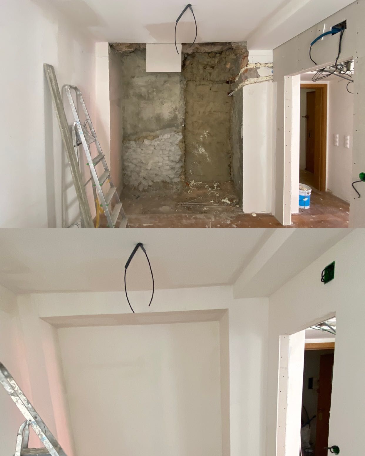 Pladur, Remodelações, melhoramentos e reparações 
Pintura