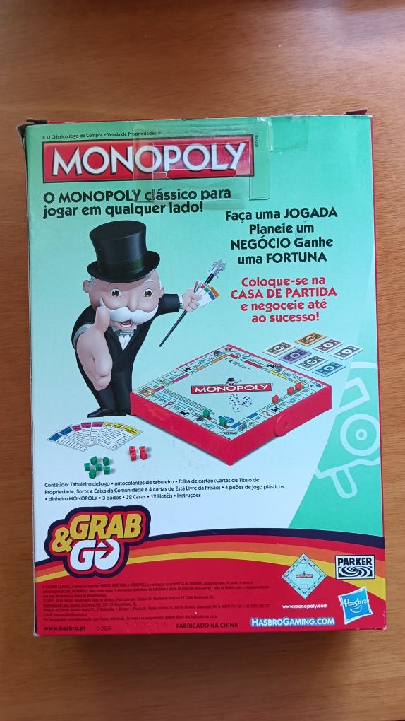jogo de tabuleiro, monopoly em Português