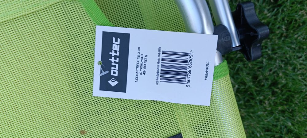 Leżak składany na kółkach jak nowy