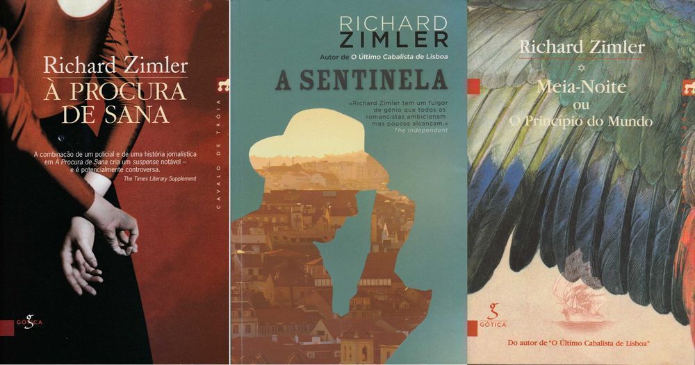 Livros Richard Zimler Sentinela, Procura de Sana, Meia-Noite [Pr Cnj]