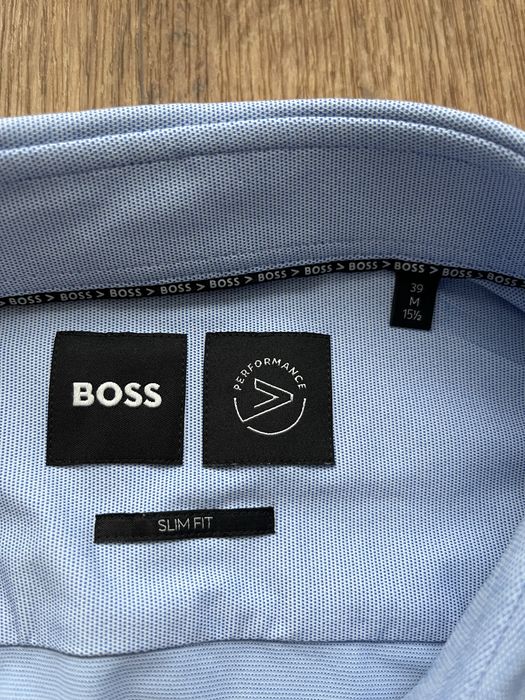 Сорочка Boss синя