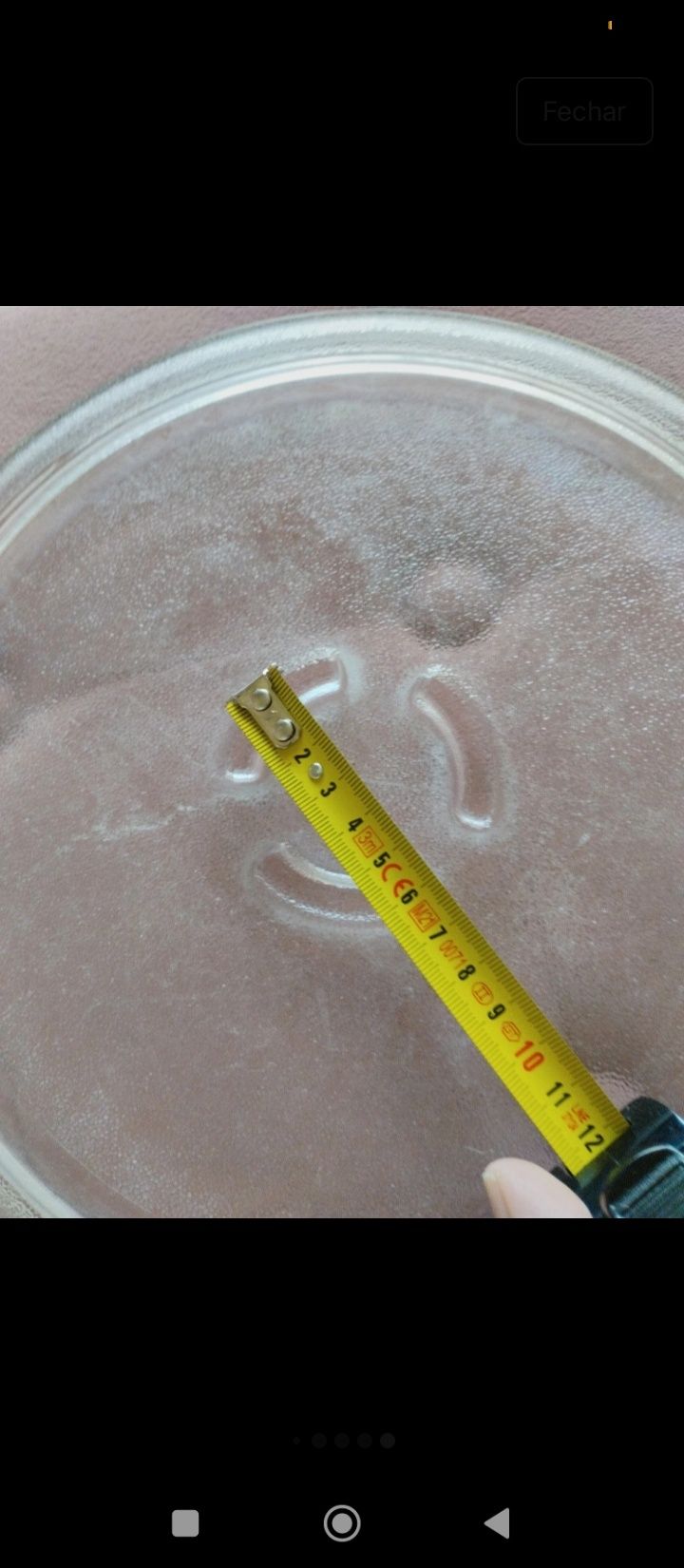 Prato giratório para microondas