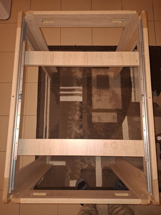 Stół kuchenny bez blatu rozsuwany z płyty mdf