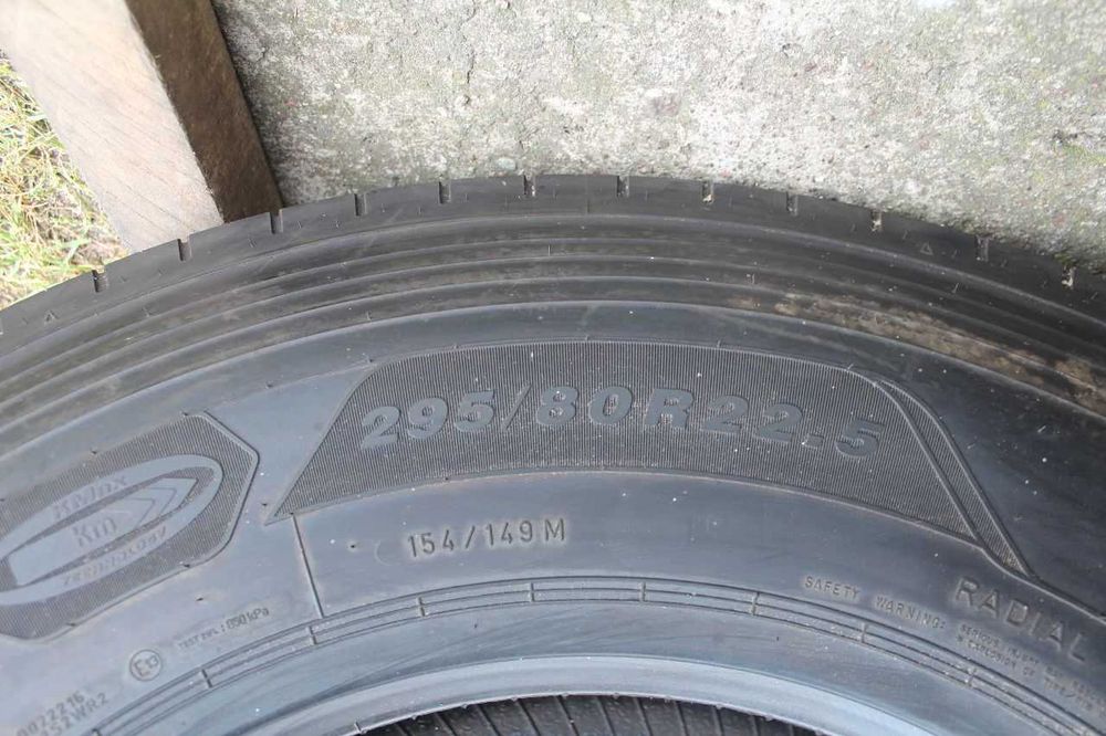 1x Goodyaer KMax S 295/80R22,5 295 80R22,5 17 mm NOWA 2019r.
