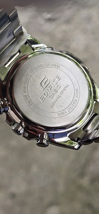 CASIO EFR-S567YD-1A, sapphire, хронограф. Топова модель