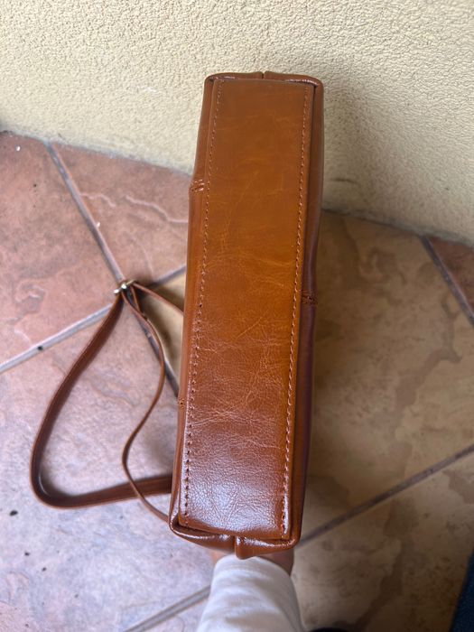 Nowa Skórzana torebka listonoszka DANA