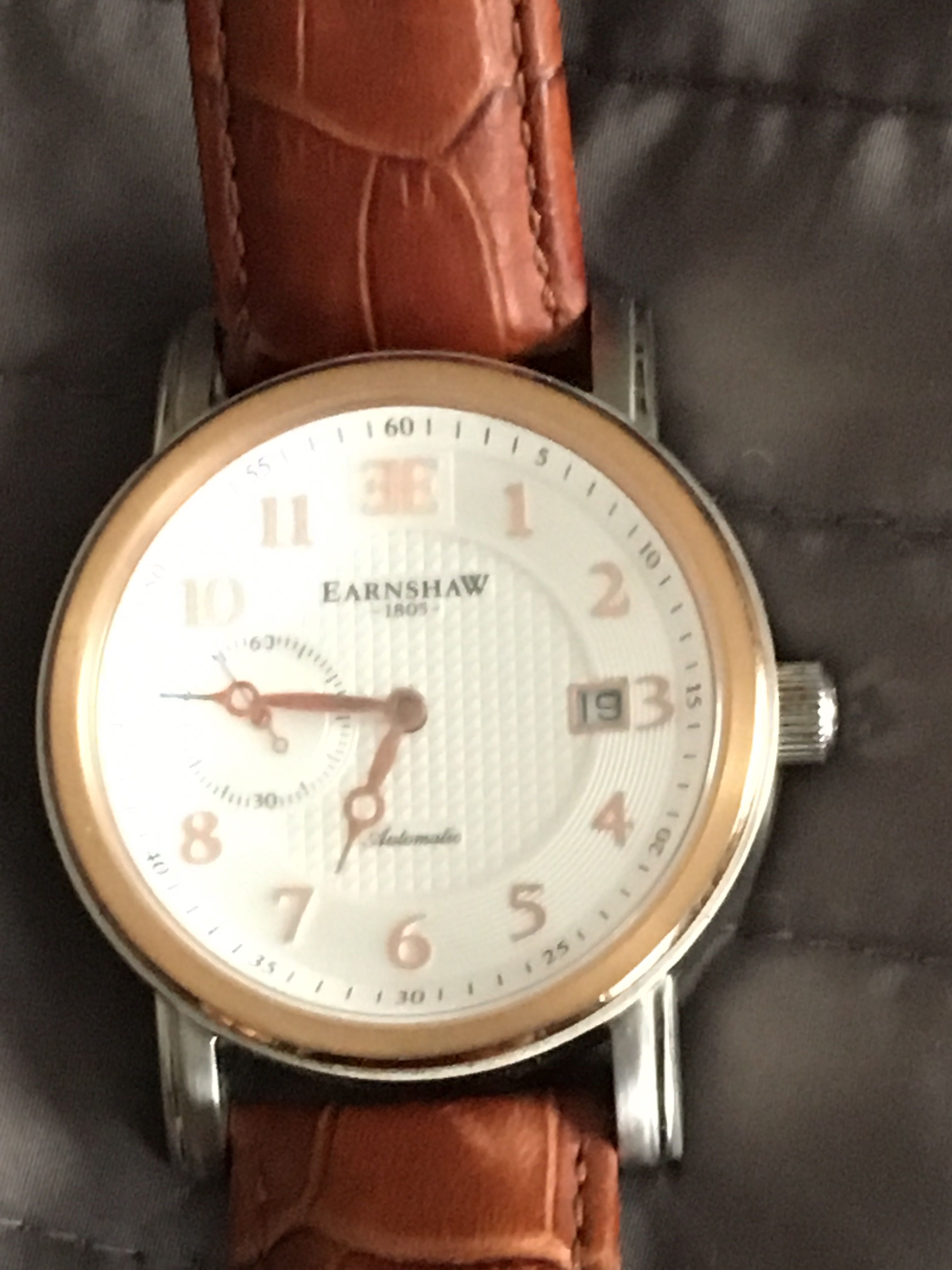 Zegarek męski Thomas Earnshaw 8027 automat jak nowy