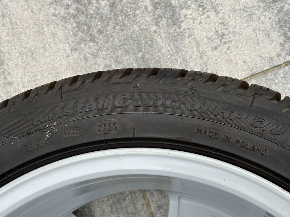 Felgi aluminiowe RONAL 5x100 z oponami zimowymi FULDA 205/50 R17