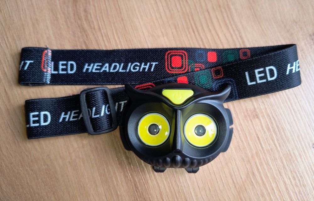 Latarka czołowa Sówka