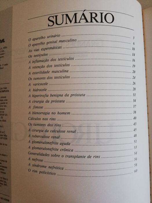 4 livros "Grandes Temas da Medicina"
