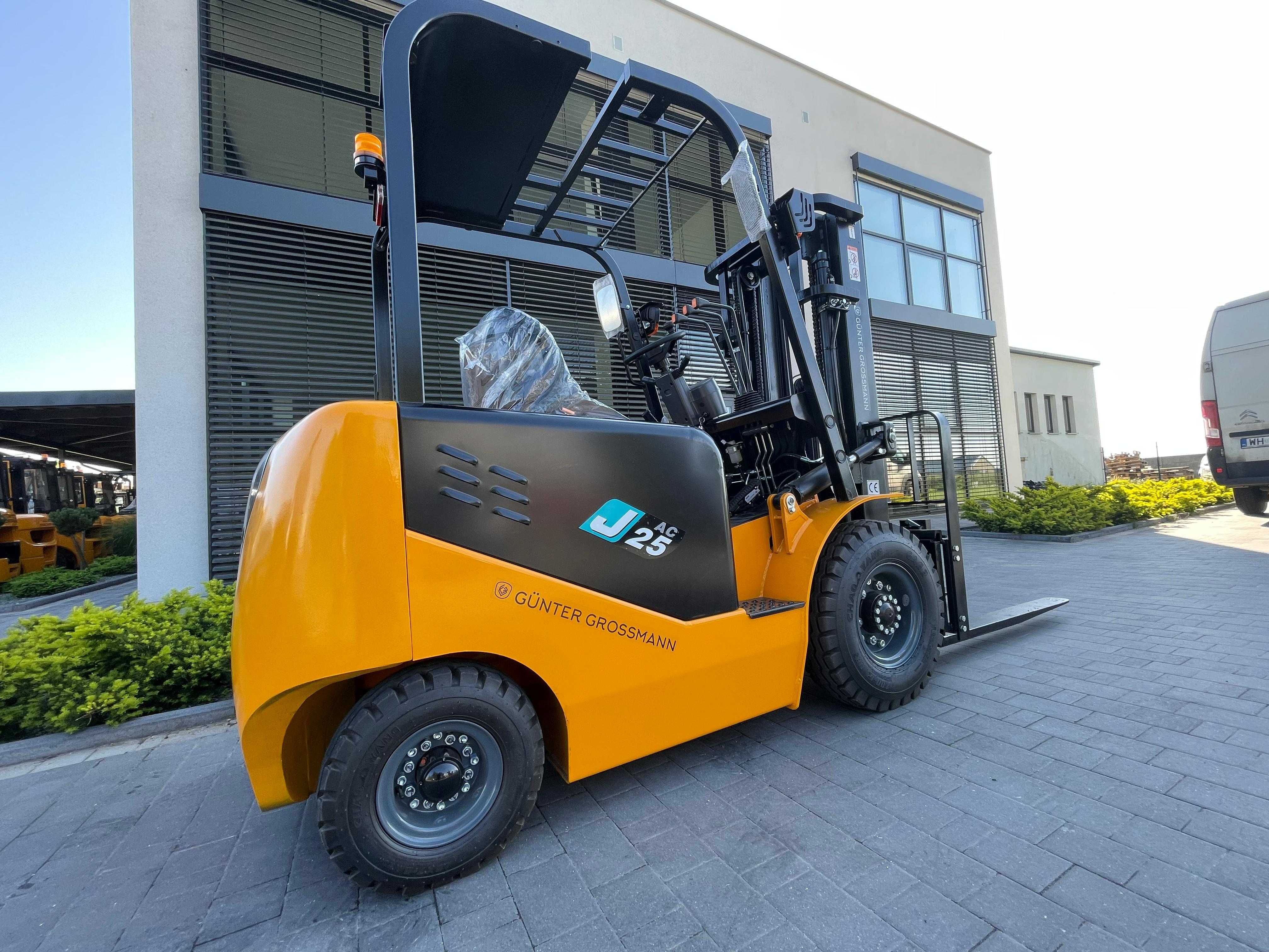 Wózek widłowy elektryczny Gunter  2,5T Nowy 2025. 3 lata gwarancji
