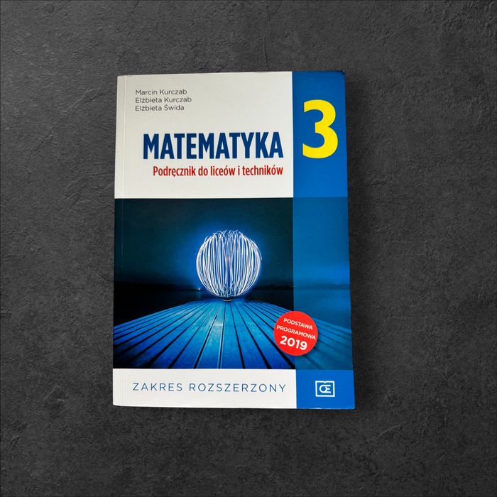 Matematyka 3. Podręcznik. Zakres rozszerzony
