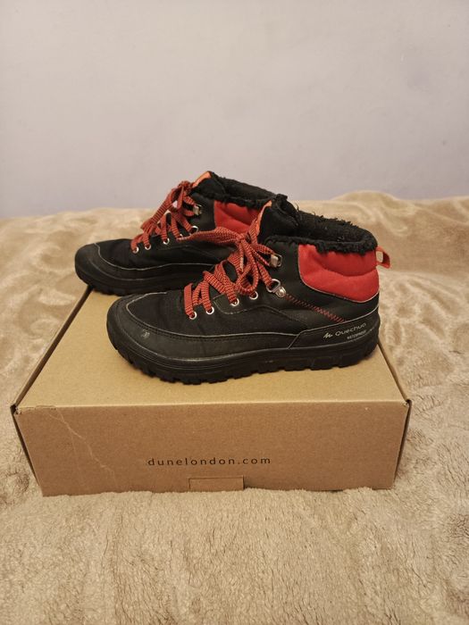 Buty 35 zimowe Decathlon chłopięce