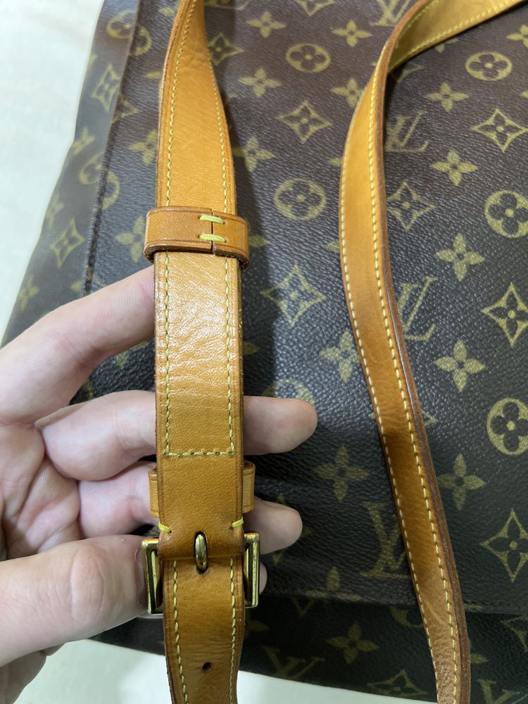 Сумка через плечо мужская LV Louis Vuitton mussete оригинал винтаж