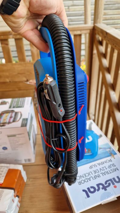 Mistral Pompka do deski SUP, 12 V, 20 PSI, pompa