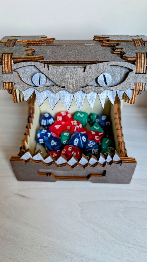Сундук мимик dungeons and dragons шкатулка ящик dnd лоток днд