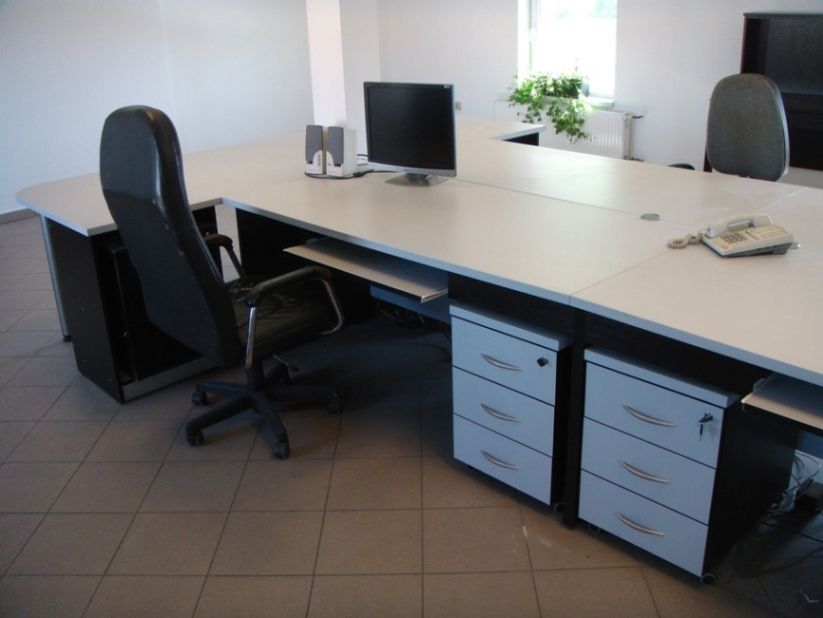 Zestaw Biurek 480 x 160 cm, do Biura, na projekty, dla Handlowców