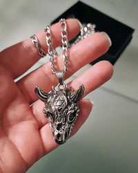 Fio colar necklace dragao dragon aço inoxidável viking