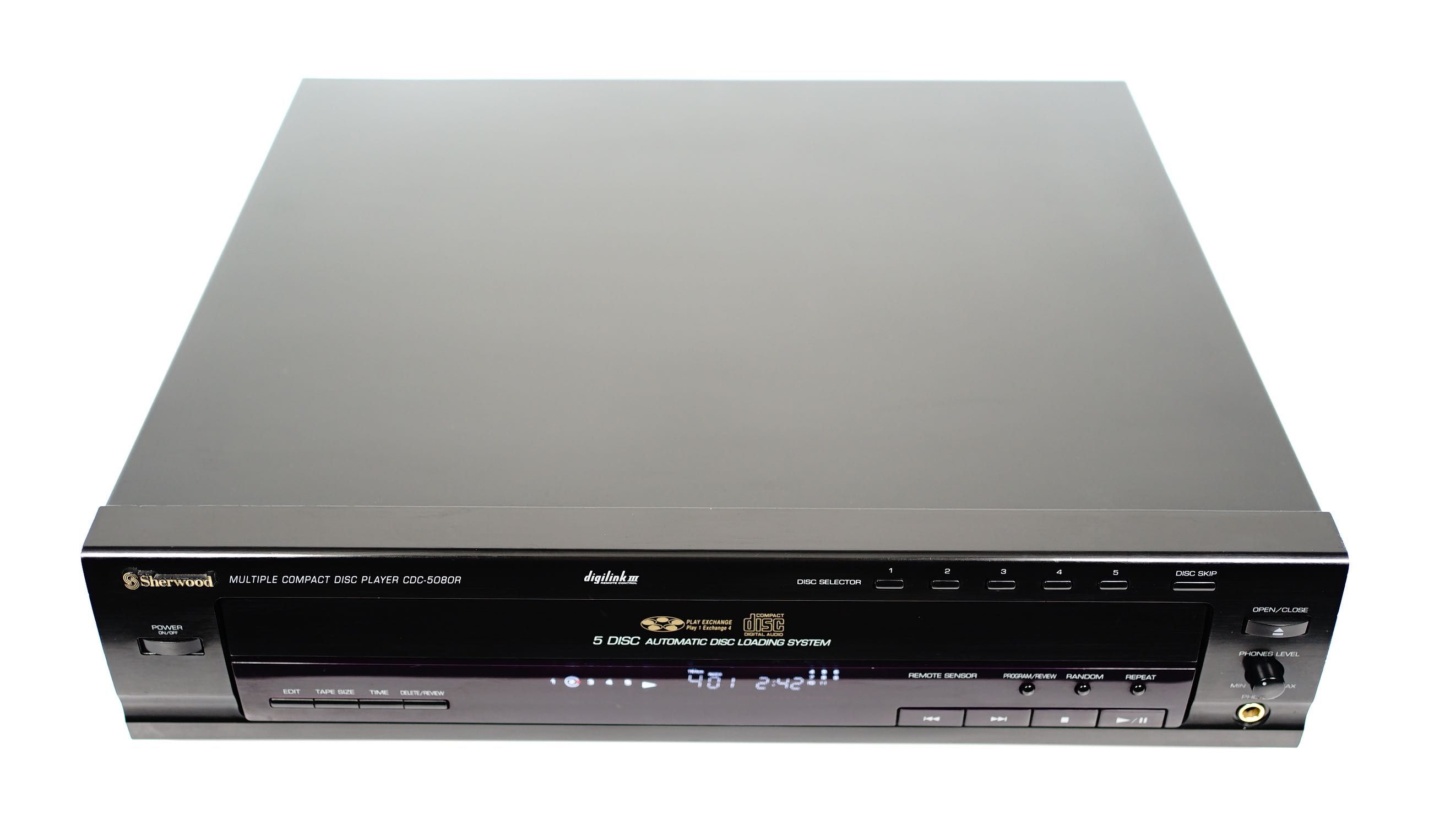 Zmieniarka na 5 płyt CD Sherwood CDC-8050R DAC 1-bit Odtwarzacz