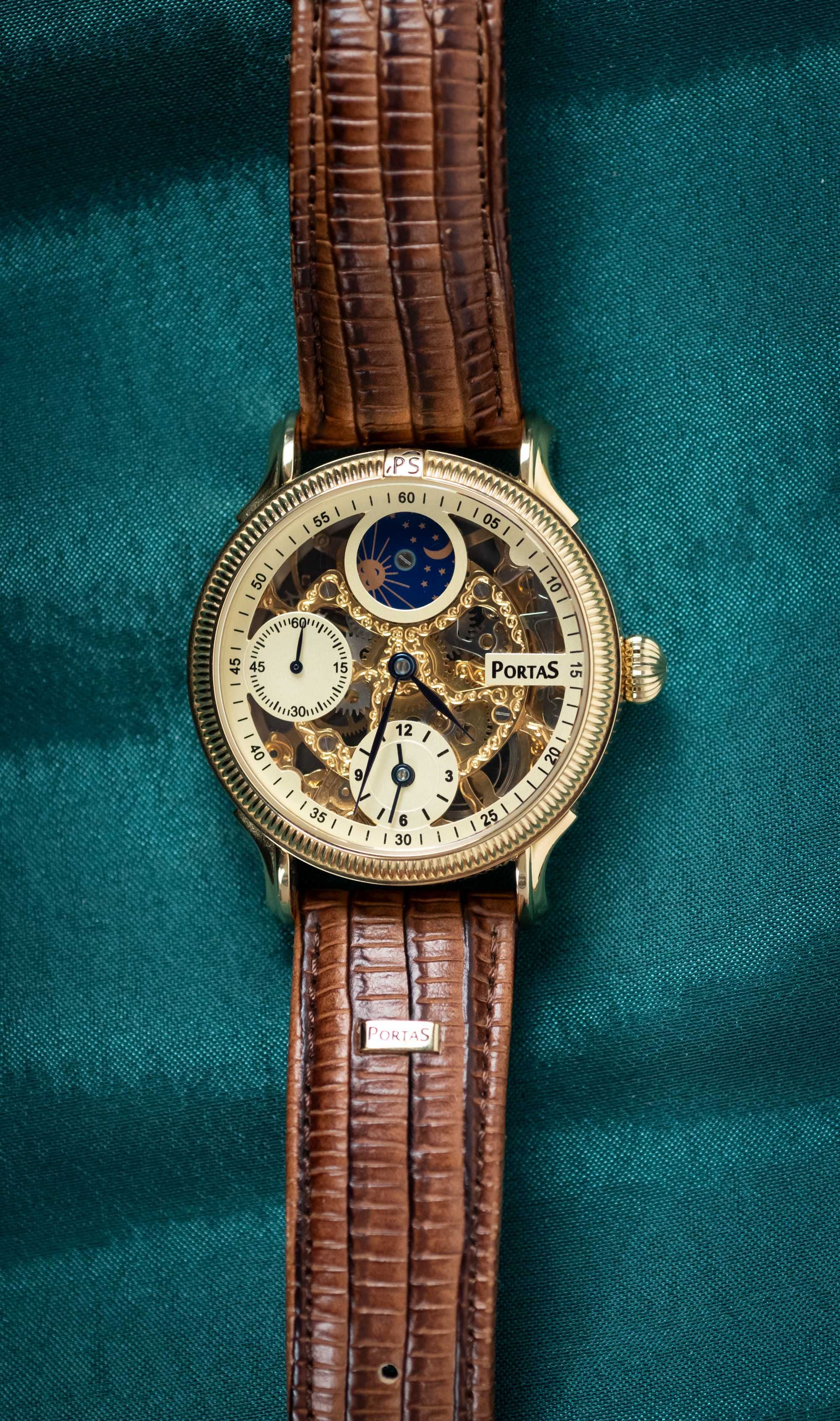 NOWY Zegarek PORTAS PS20I-9730-0DE Dual Time