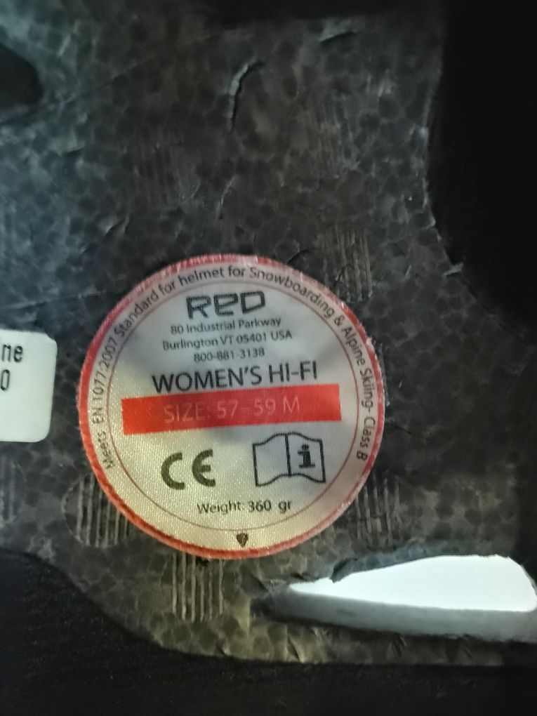 Шлем защитный Red hi-fi