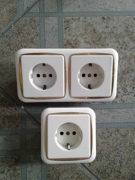 Tomadas elétricas VINTAGE, como NOVAS!
